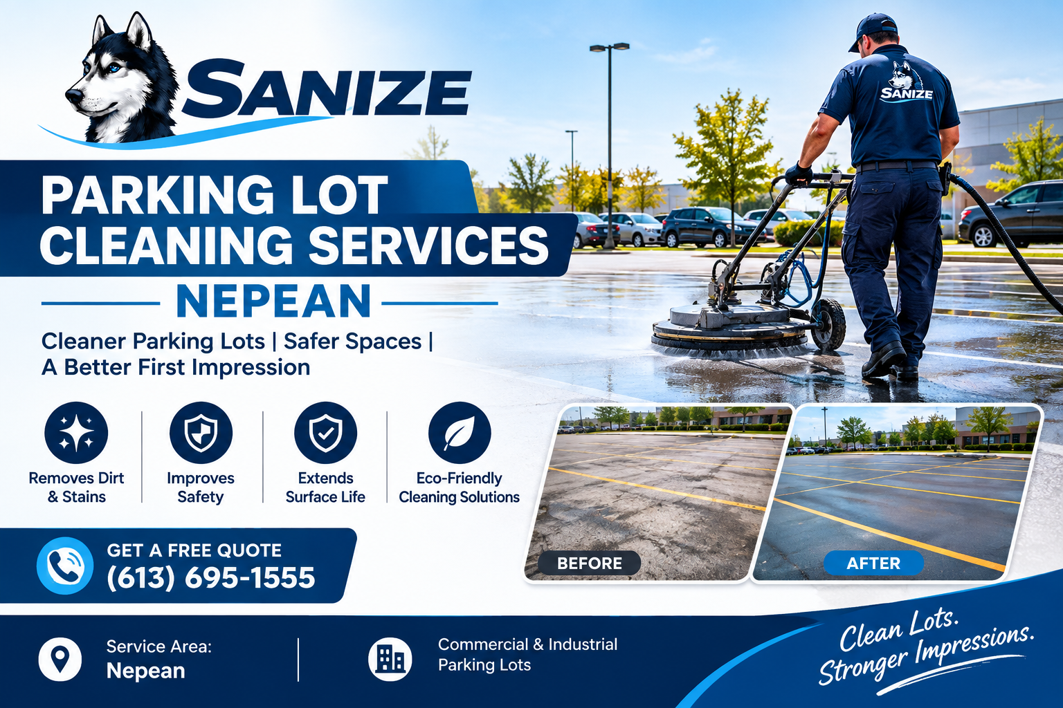 Parking Lot Cleaning Services Nepean