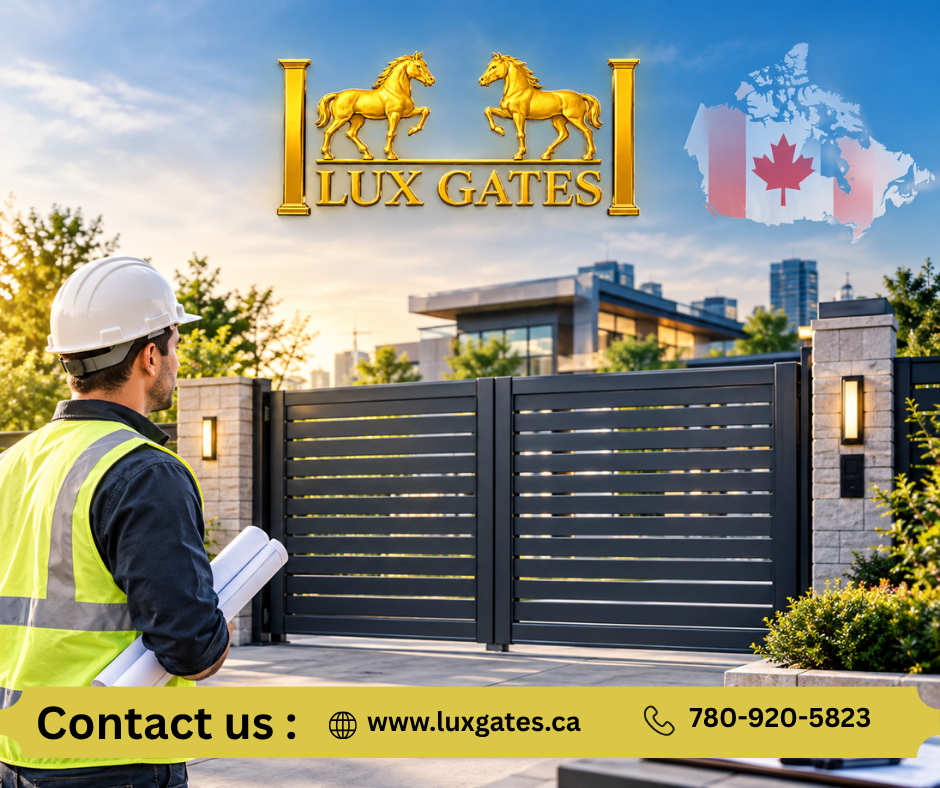 Custom & Premium Gate Solutions Edmonton | LuxGates