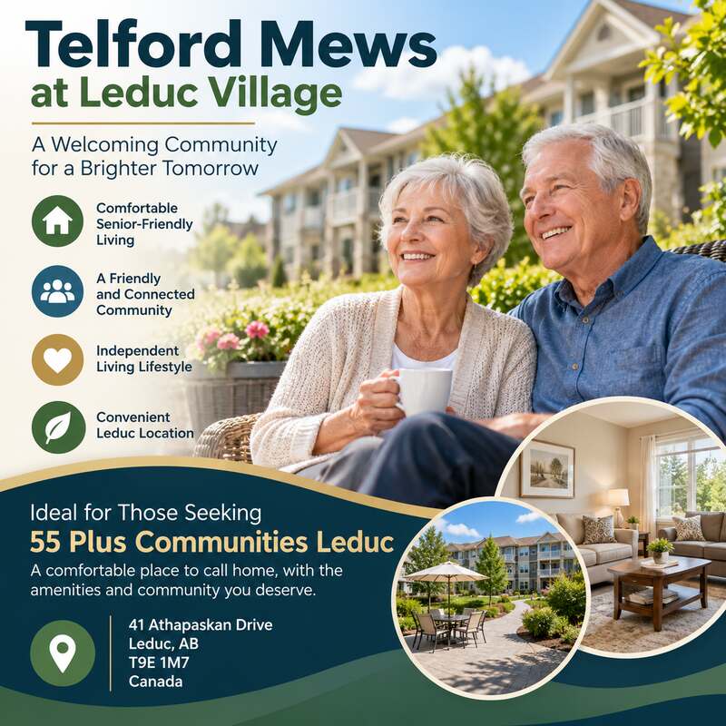Telford Mews at Leduc Village – 55 Plus Communities Leduc