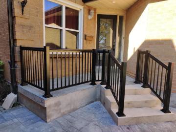 Aluminum Porch Railings – Custom Made & Professionally Installed